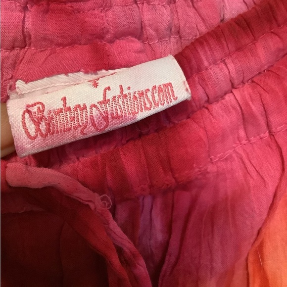 Vintage bamboo fashions boho festival embroidered crochet free size maxi skirt - Picture 8 of 8